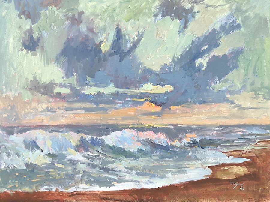 Thomas Bradshaw Beach Ocean Plein Air Painting