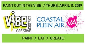 Paint Our in the ViBe District in Virginia Beach Thursday April 11, 2019