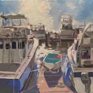 John Meyers - Teal Boat East Beach Marina
