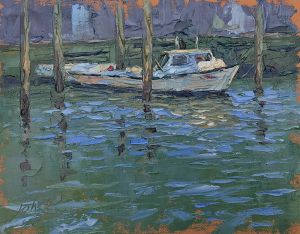 Greg Johannesen, After the Haul, plein air painting
