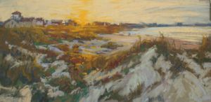 Maria-Reardon-Beach Sunrise 12x24 Pastel