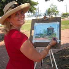 Gina Warren Buzby, Plein Air Artist, Norfolk, VA
