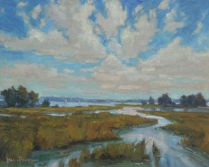 Maria Reardon - Marshes near Windmill Point 16x20 Oil Maria Reardon
