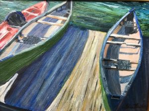 Gina Warren Buzby, plein air painting