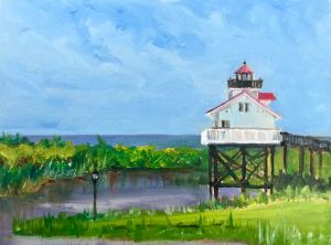 Gina Warren Buzby, plein air painting