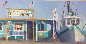 Suzanne Morris, Plein Air Artist - Mom's Bait Shop