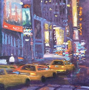 Suzanne Morris, Plein Air Artist - Night Sky