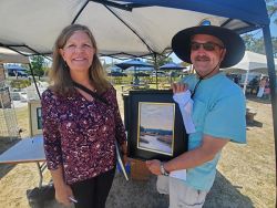 Greg Johanneson wins 3rd place in 2022 Coastal VA Plein Air Show
