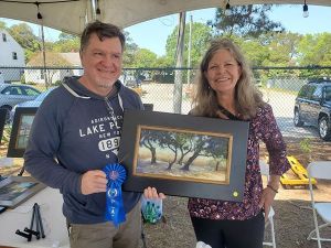 Vlad Duchev wins First place in 2022 Coastal VA Plein Air Show.