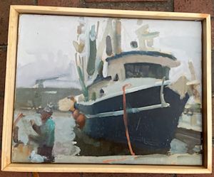 Martin-Geiger-boat-Painting